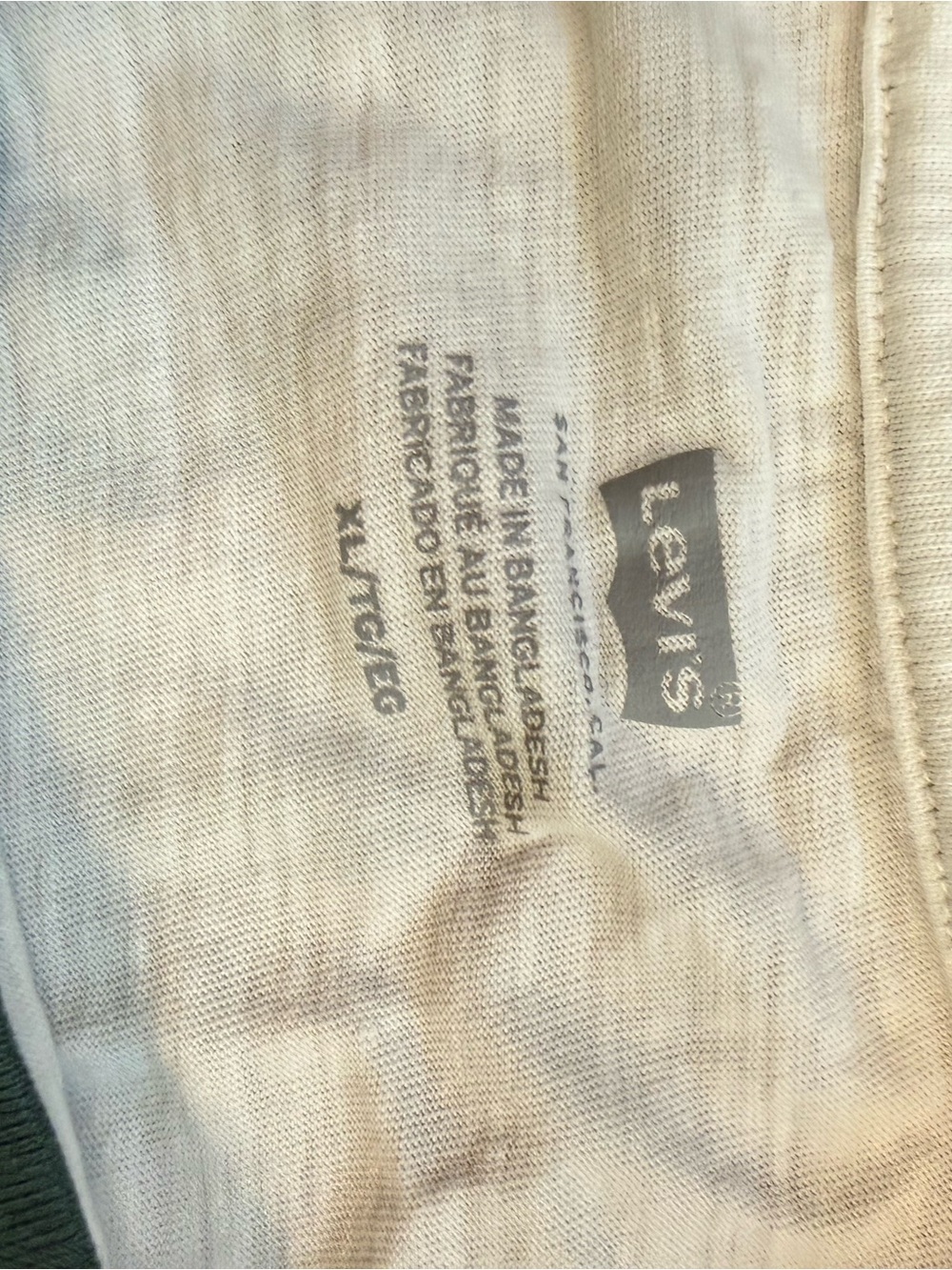 Levi’s Mallards Graphic Raglan Tee | Green & Cream | XL | Vintage Style - Picture 3 of 4